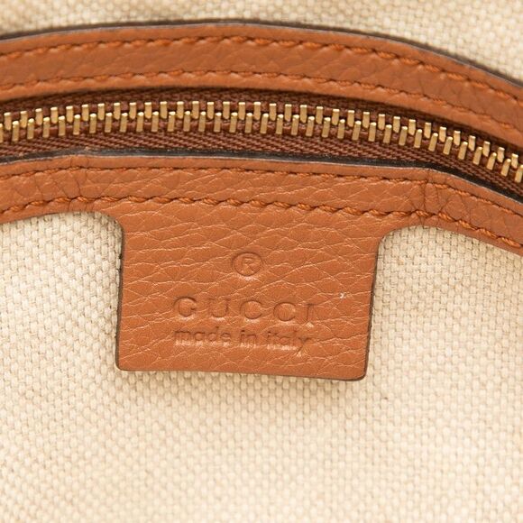 Gucci Soho Fringe Chain Shoulder Bag 308983 Brown Leather Women's Gucci - Picture 5 of 6